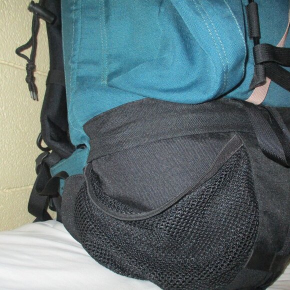 X-Large KELTY Travel Backpack Duffle Bag Excellent Condition Turquoise & Black - Picture 5 of 16